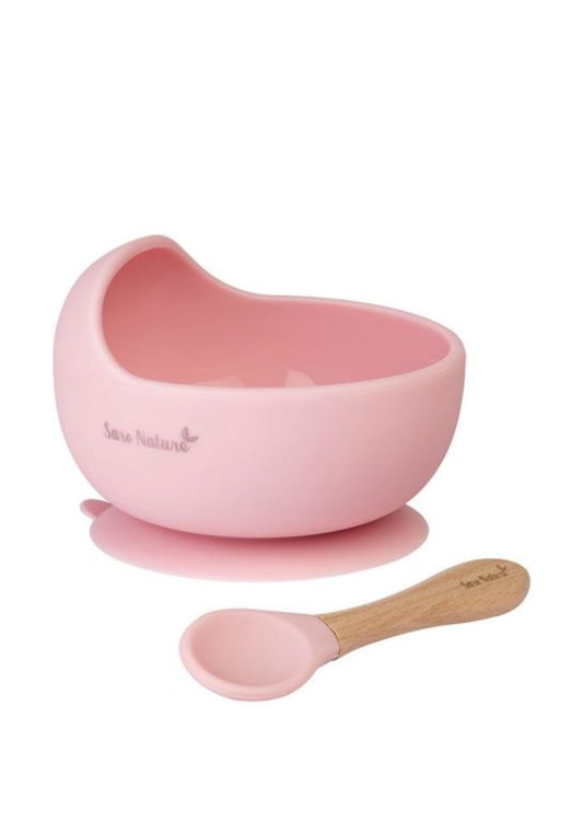Set de alimentación “Wave” Rosa