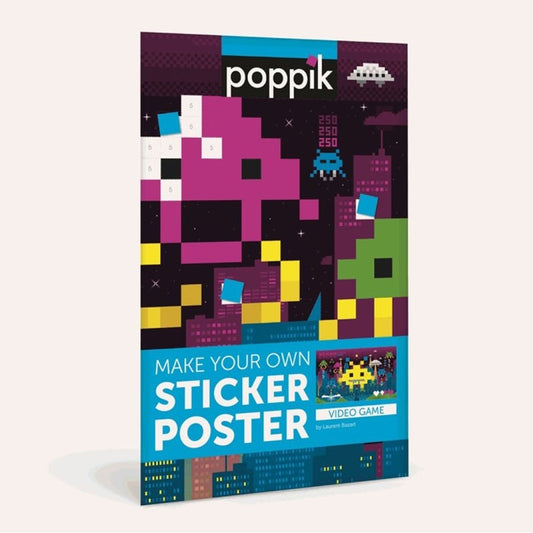 Gran Póster de Pegatinas Videojuego