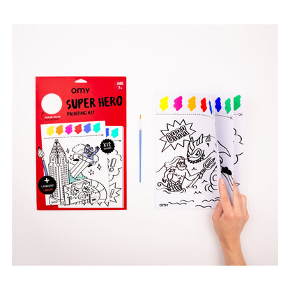 Kit OMY de pintura Súper Héroes